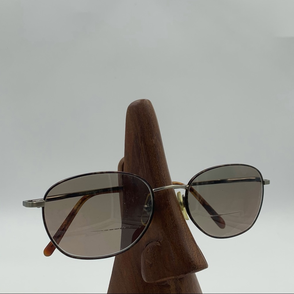 Calvin Klein Tortoise Oval Sunglasses Frames - Picture 2 of 7